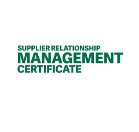 Supplier Relationship Management Certificate